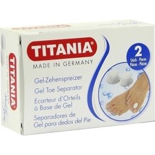 ZEHENSPREIZER aus Gel TITANIA, 2 St PZN 06058779
