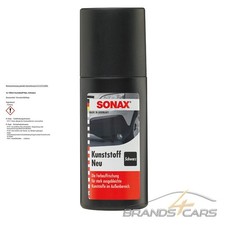 100ml SONAX KUNSTSTOFF NEU SCHWARZ KUNSTSTOFFNEU KUNSTSTOFFPFLEGE PFLEGE