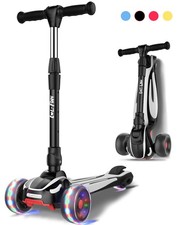 Scooter for Ages 3-5 Years Old Boy Girl with 3 Wheels, Extra-Wide Children Fo...