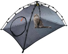 Outdoor Cat Tent for Outside Cat Enclosures Outdoor Pop Up Pet Playpen Playho...