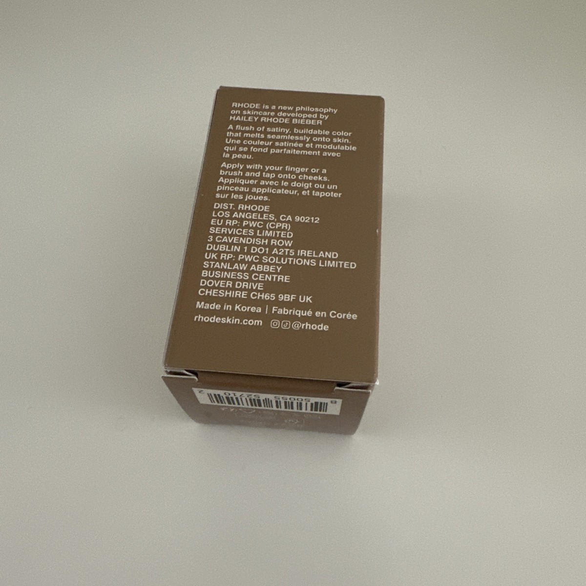 Rhode Pocket Blush ~ Juice Box ~ 5.3 g~ NEW IN BOX ~ FAST SHIP