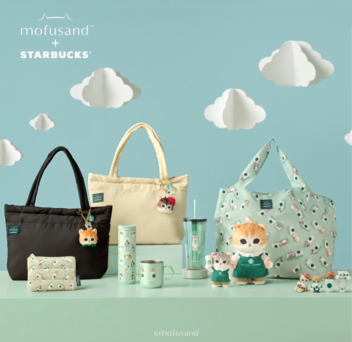 FREE SHIPPING!) Starbucks Singapore x Mofusand Exclusive