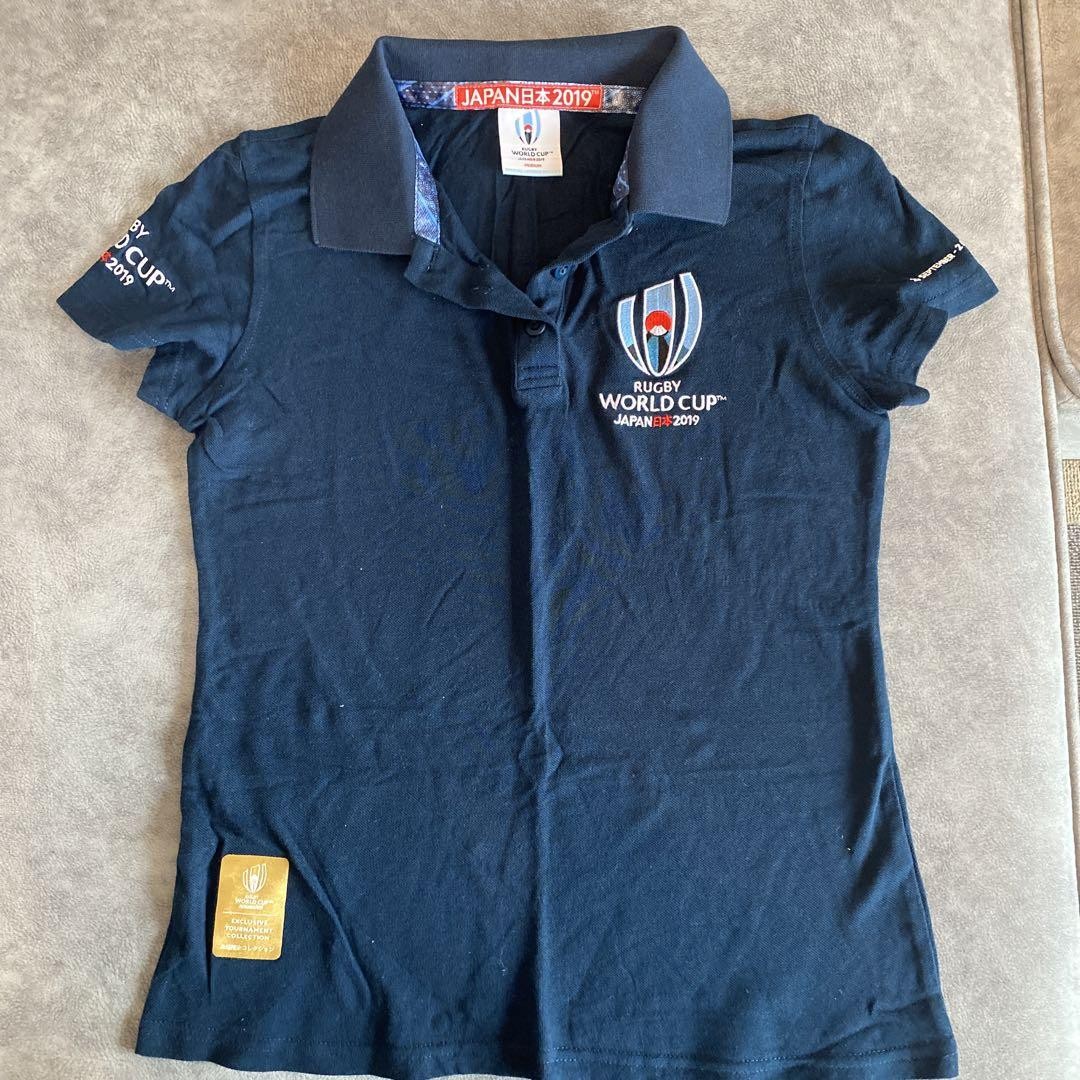Rugby World Cup 2019 Navy Polo Shirt Medium Official Uniform