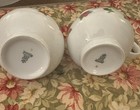 Vtg Heinrich Bavaria Sugar Bowl W/O Lid and Creamer Floral Porcelain White — photo 2