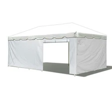 Commercial Frame Tent w Sidewalls 10x20 White Canopy Waterproof Event Party