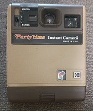 Untested Vintage Party Time Instant Camera by Kodak Made in the USA 1980s