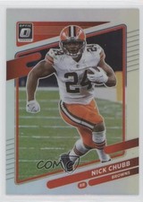 2021 Panini Donruss Optic Holo Prizm Nick Chubb #141 5j8