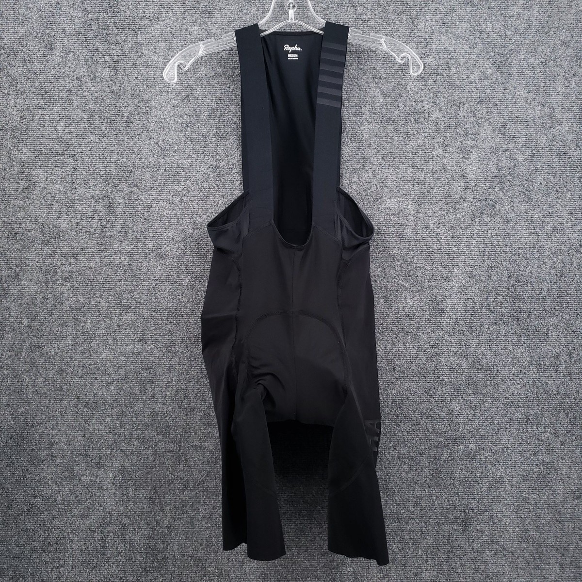 Rapha Pro Team Bib Shorts Mens M Medium Black Cycling Stretch Leg
