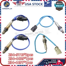 Set of 4 Oxygen Sensor For Lincoln MKT Ford Flex Taurus 02 2011-2015 3.5L Turbo