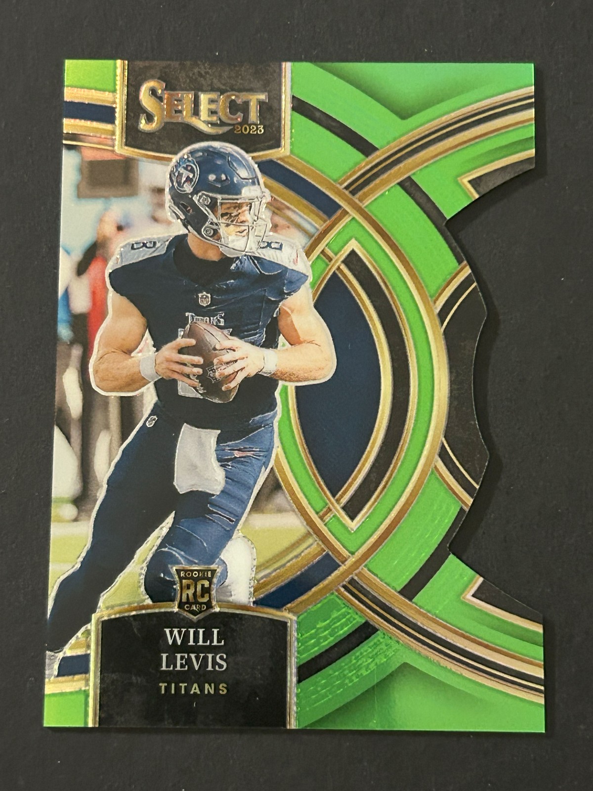 2023 Select #148 Will Levis Neon Green Prizms Die Cuts Rookie #/499 Titans