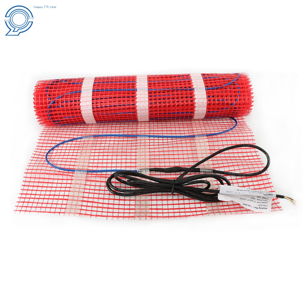 20 Sqft 120V Electric Radiant Floor Heat System Floor Heat Mat With Thermostat