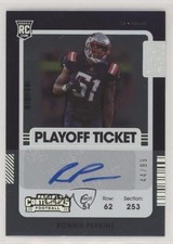 2021 Panini Contenders Rookie Playoff Ticket 44/99 Ronnie Perkins #191 Auto 0l1