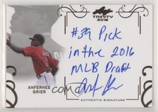2016 Leaf Trinity Signatures Anfernee Grier #A-AG1 Auto a2v