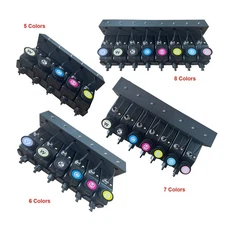 Mult-500ml UV Ink Tank Bottom Outlet Assembly System Ink Sensor Sound Light CISS