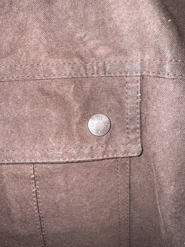 Men’s Oliver Sweeney Waxed Leather Jacket In Size XL Excellent Condition - Image 4 of 4