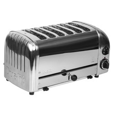 Dualit 6 Slice Vario Toaster Stainless Steel 60144 - E972