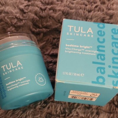 TULA Skincare Bedtime Bright Vita-Charge Overnight Brightening Treatment 1.7oz
