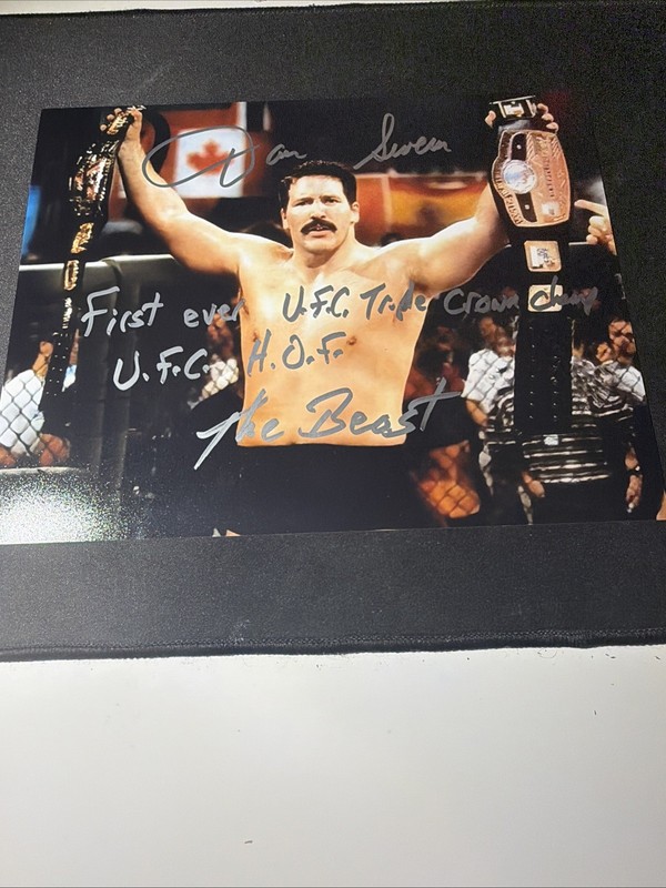 Dan The Beast Severn Autographed 8x10 Photo 