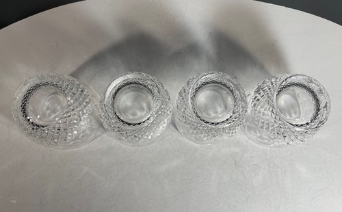 4 Waterford Crystal Colleen Old Fashioned Whiskey Glasses 9 oz 3.5" Ireland - Picture 6 of 10