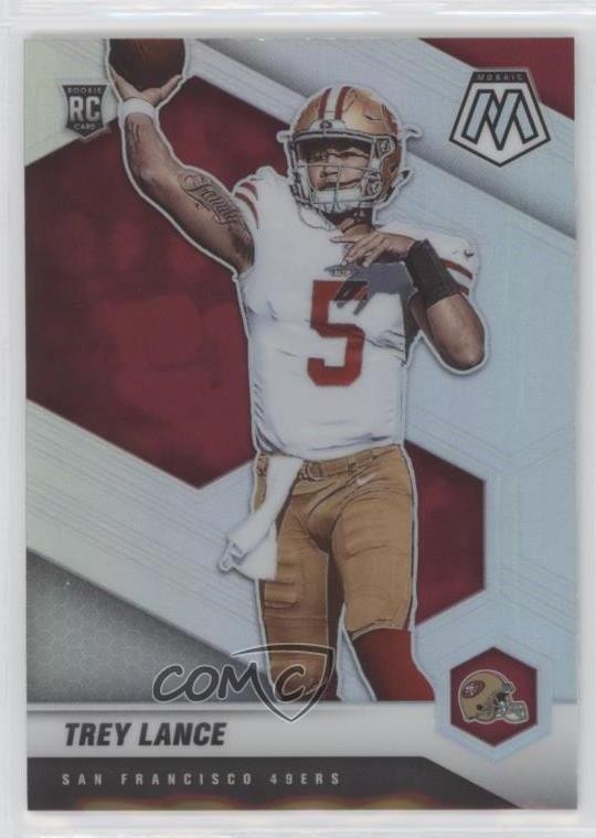 2021 Panini Mosaic Rookie Variations Silver Prizm Trey Lance #303-V RC 2l4