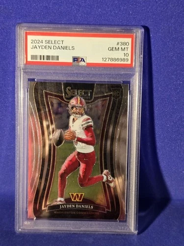 2024 Jayden Daniels Select Suite Level Rookie  Commanders #380 PSA 10