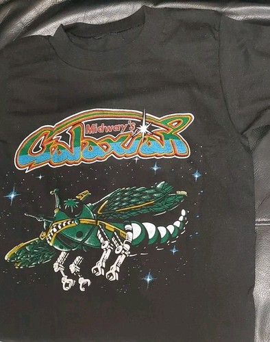 Bally, Galaxian Arcade Vintage Original I981 Bally Midway T-Shirt Vg++ Small