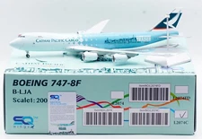 SQ Wings 1:200 Cathay Pacific 'Open Door' Boeing B747-8F Diecast Jet Model B-LJA