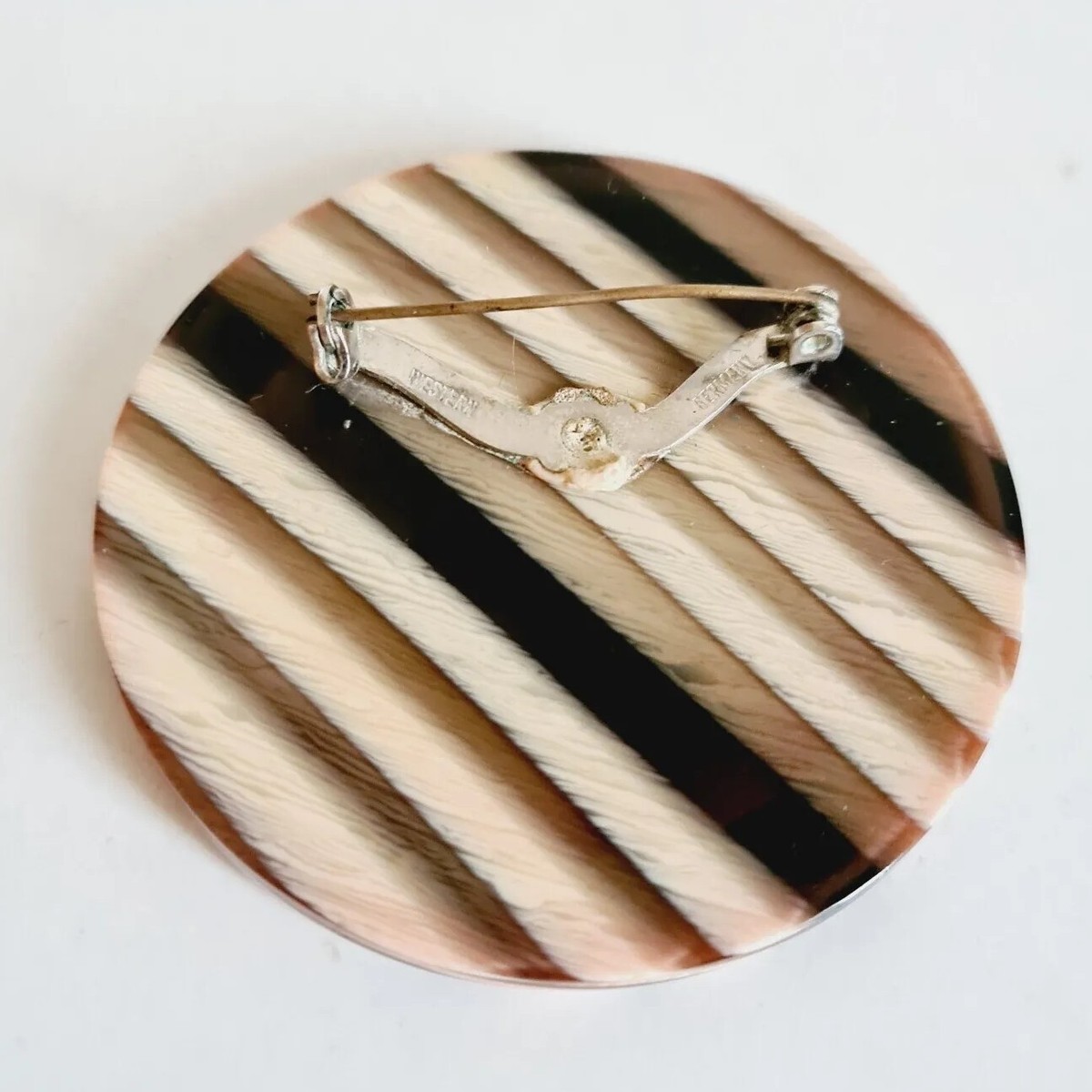 Lea Stein Brooch Flowers Serigraphy Rare Genuine Serigraph