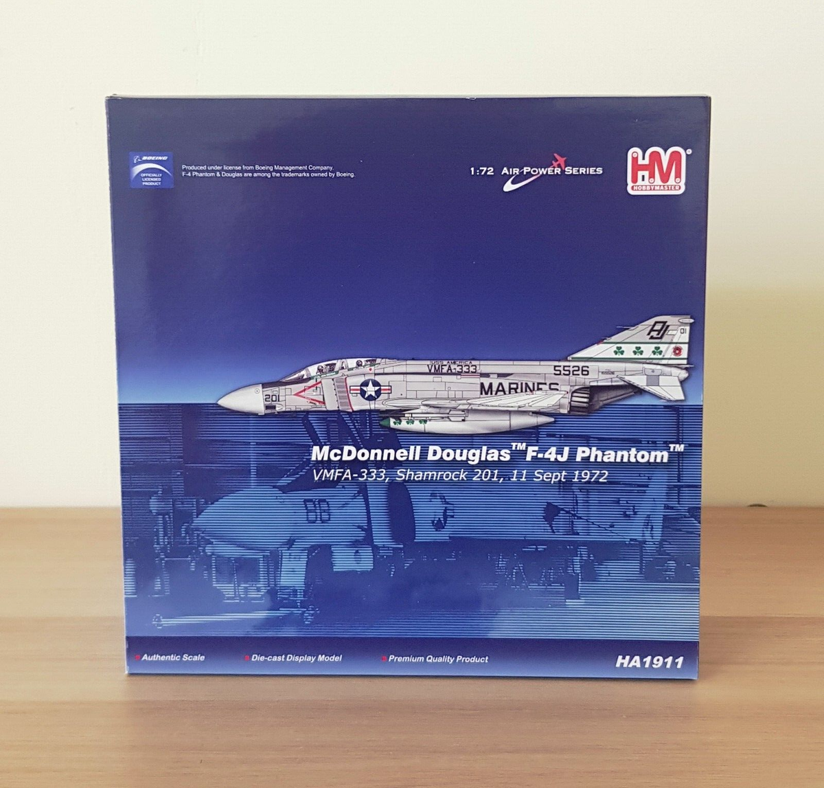 【未使用品】HOBBYMASTER F-4EJ改 PHANTOM HA19011 F-4EJ Phantom II 1:72 Diecast Model - Hobby Master HM