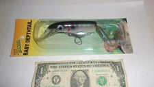 Joe Bucher Baby Jtd. Depthtail Raidertail Depth Raider Bucher Musky Lure - NIP