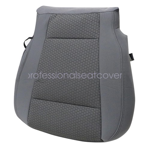 For 2017-2021 Ford F250 F350 F450 F550 Front Driver Bottom Gray Cloth Seat Cover - Picture 10 of 20