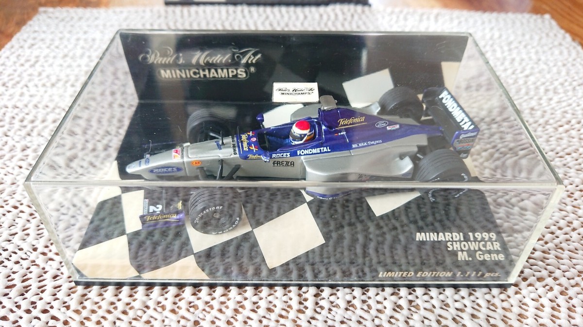 Minichamps ミニチャンプス 1/43 MINARDI FONDMETAL MO2 M.GENE