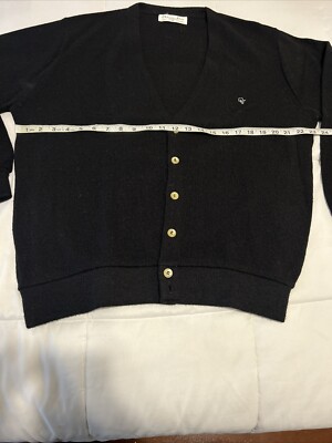 【激レア】Christian Dior MONSIEUR カーディガン　ウール Vintage 70's Christian Dior Monsieur Cardigan Black Men's XL