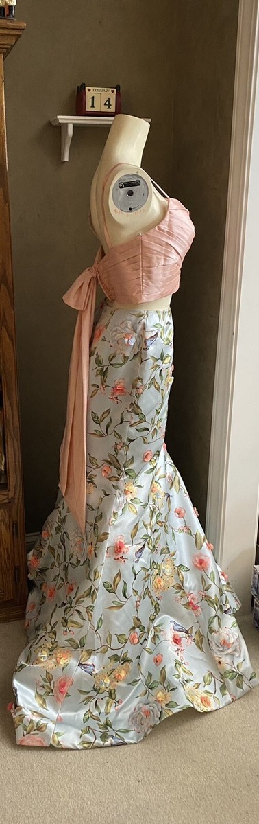 iridescent mermaid prom dress Stunning Long Sleeves Mermaid One Shoulder Prom Dresses with High Split