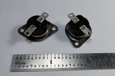 Qty 2: Thermal Switch 85° Degrees F (NC below 85° F) Temperature Sensor NOS