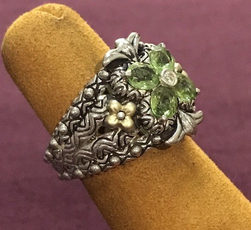 Barbara Bixby | Peridot | Sterling Silver | Ring - Picture 2 of 3