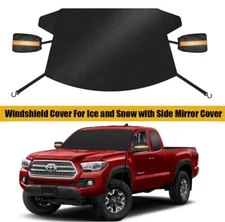 For Toyota Windshield Snow Covers Frost Ice Guard with Side Mirror Cover