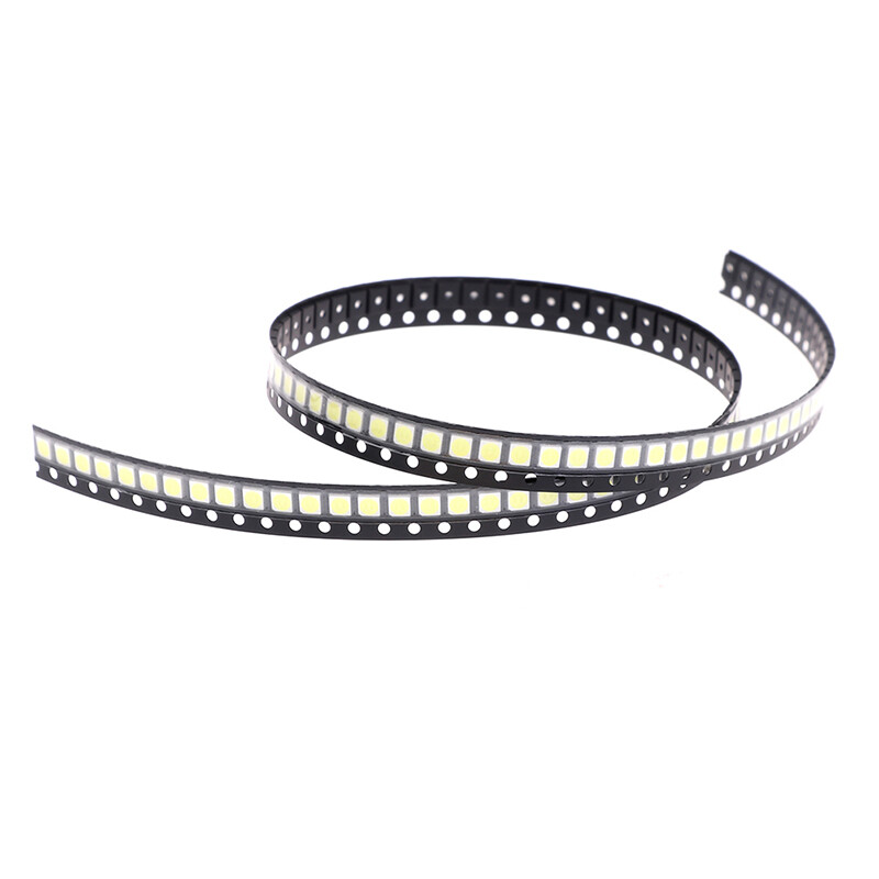 100x 2835/3528 Chips SMD LED Beads 1W 3V Cold White Light For TV LED Di ...