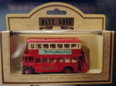 Lledo 1932 AEC Regent Double Decker Bus Palmolive Soap Days Gone 15023 ...