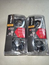 Kwikset Single Cylinder Deadbolt 660 26D RCAL RCS K6 V2 Satin Chrome LOT OF 2