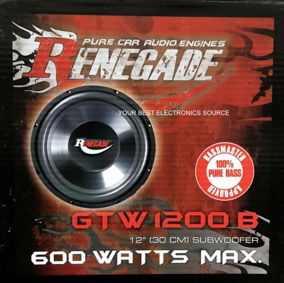 renegade 12 inch subs