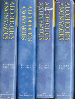 Four  (4) Alcoholics Anonymous Fourth Editions