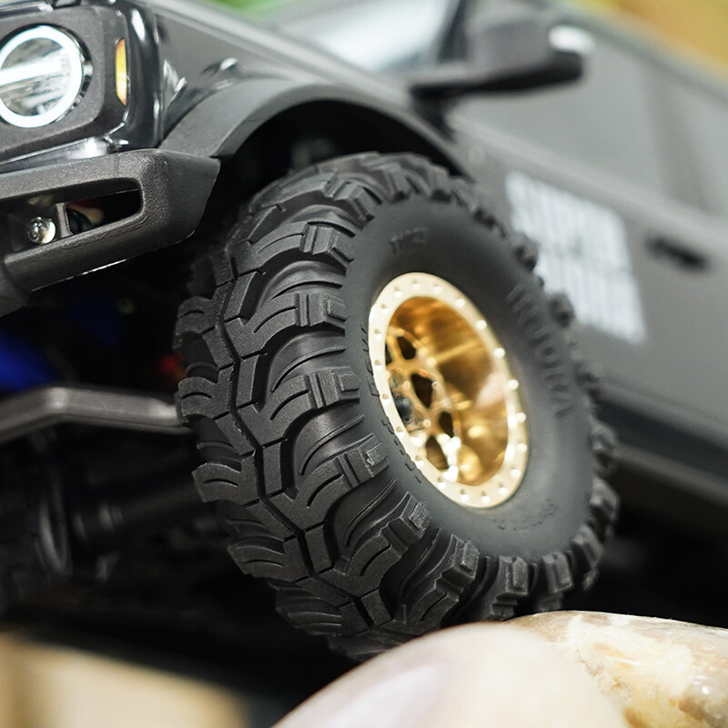 INJORA Pneus S5 Pour RC Crawler - 60x20mm - Pour 1/18 1/24 SCX24 FCX24