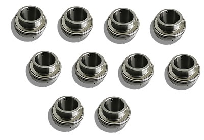 10x SS UC 204 Edelstahl Spannlager 20mm Welle FDA Fett Lagereinsatz SUC204 Niro