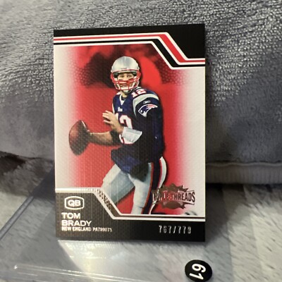 2008 Topps Triple Threads  Sepia #2 Tom Brady 767/779. Future Hall of Fame
