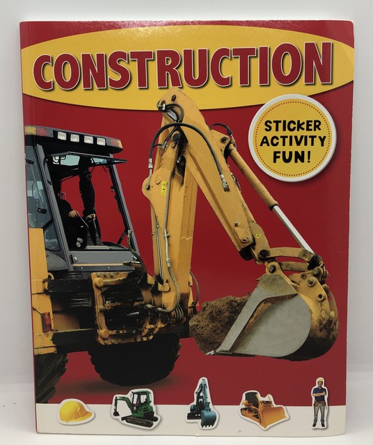 Construction Sticker Activity Book New eBay