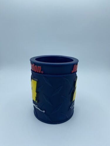 VINTAGE JEFF GORGON BEER KOOZIE CAN COOLER HUGGER NASCAR 3D RUBBER EMBOSSED - Picture 3 of 5