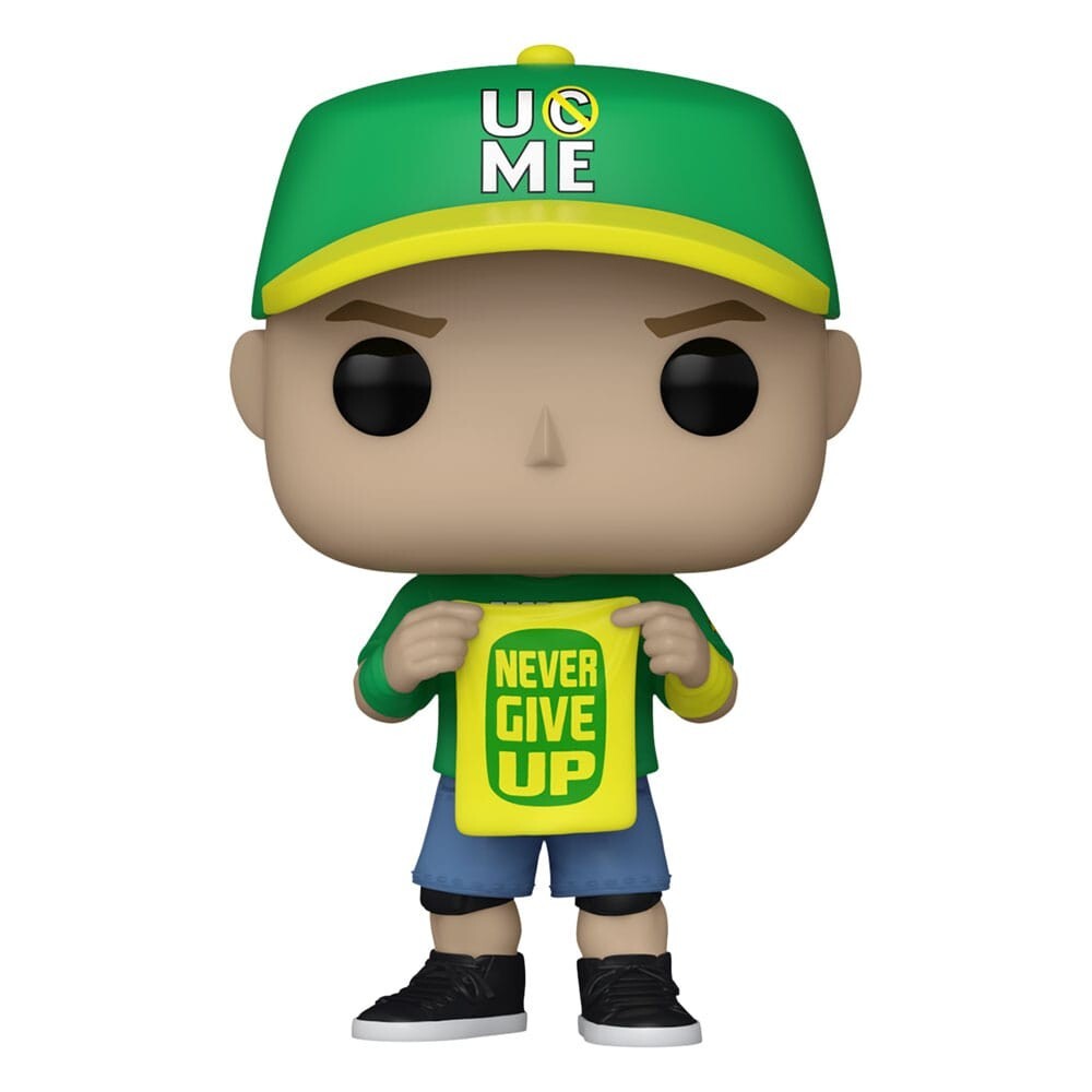 Figurine WWE POP John Cena Never Give Up l'incarnation de la persévérance en vinyle