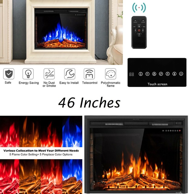 Akdy Fp0050 36 1500w Wall Mount Electric Fireplace Heater With