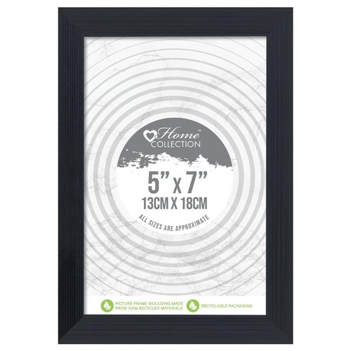 [Set of 5] Black GLASS Flat Photo Picture Frames Job Lot Wholesale Bulk Quantity eBay